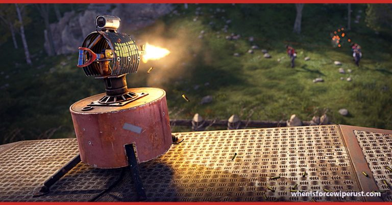 Auto turret Rust - in game auto turret firing