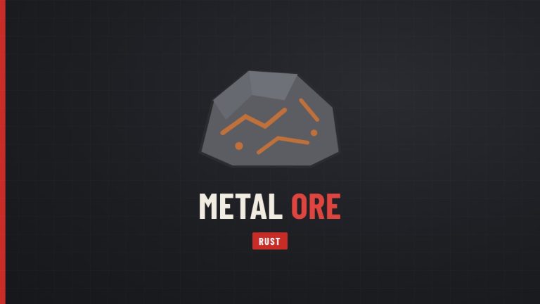 Metal ore Rust guide featured image with a metal ore node