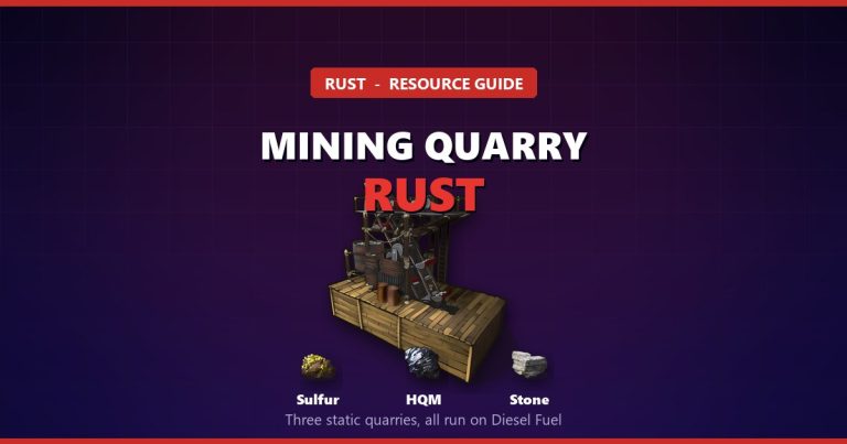 Mining Quarry Rust: Rates, Types & How It Works