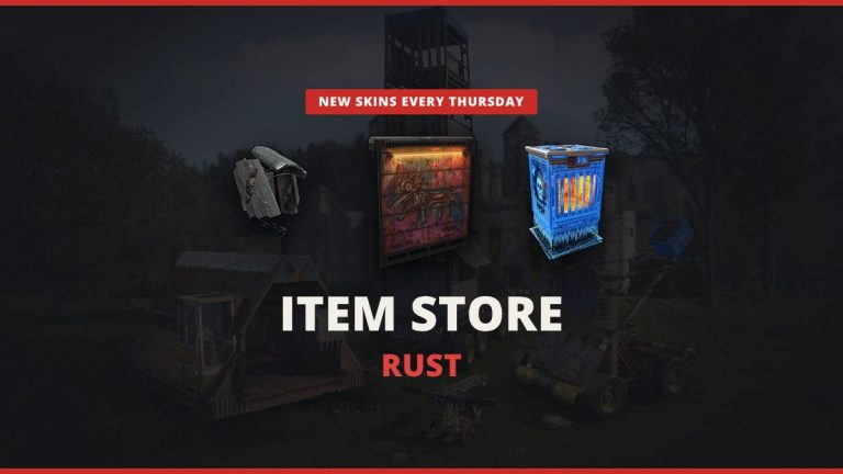 Rust Item Store: new skins every Thursday, with this week's garage door, electric furnace and wood armor skins